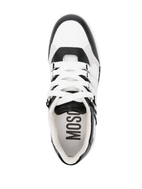 Moschino Tenis Con Franja Del Logo Blanco FARFETCH MX