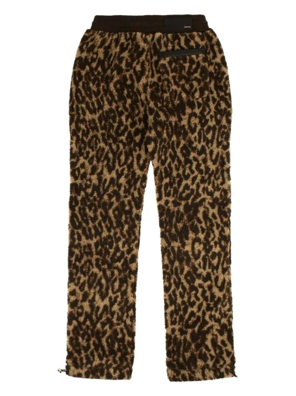 AMIRI レオパード パンツ | ブラウン | FARFETCH JP