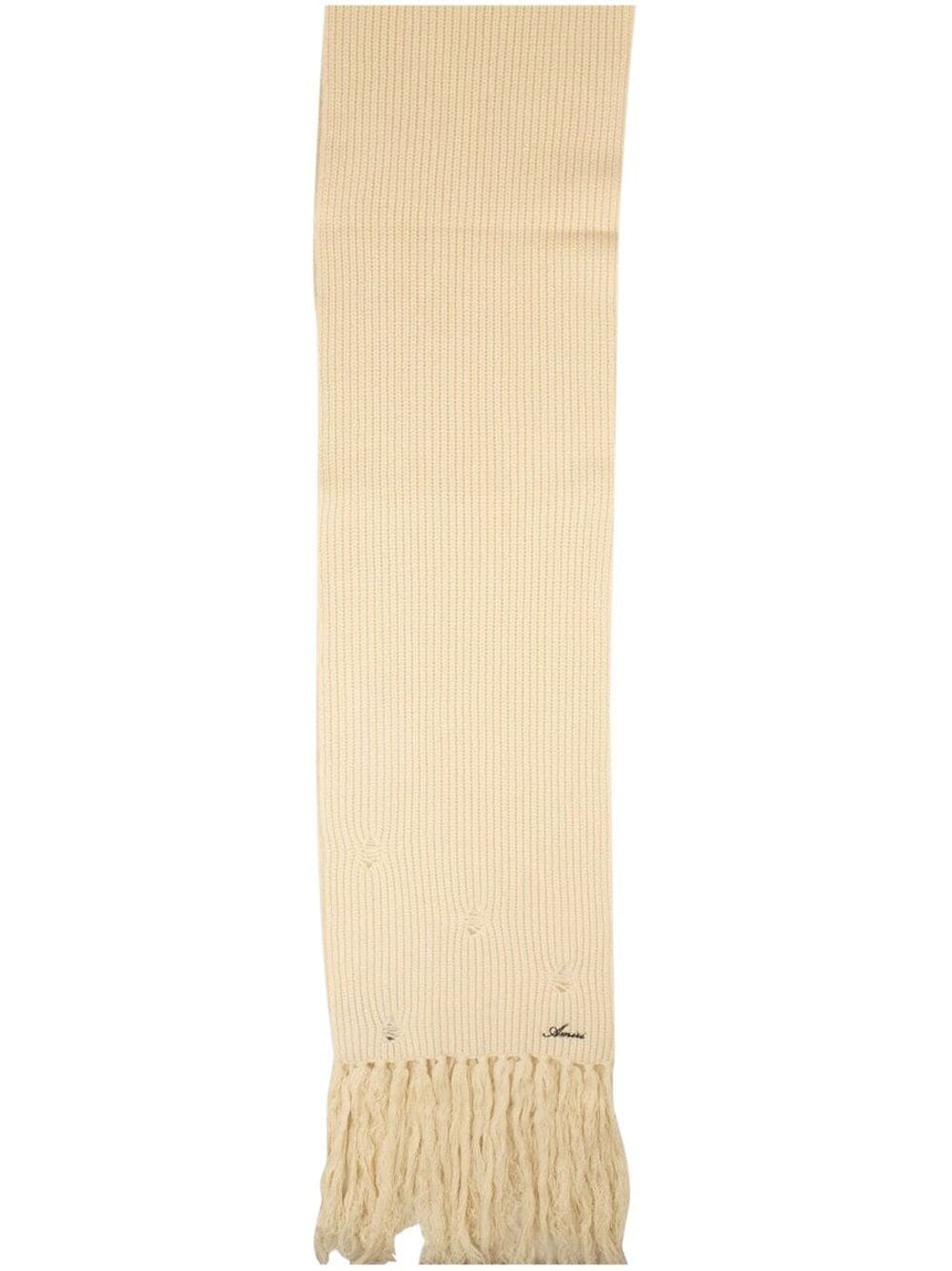 AMIRI Half Cardigan scarf - Beige