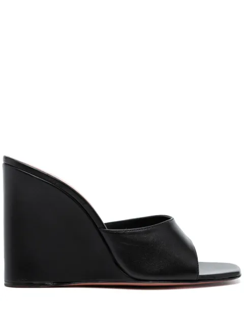 Amina Muaddi 95mm Lupita wedge mules Women