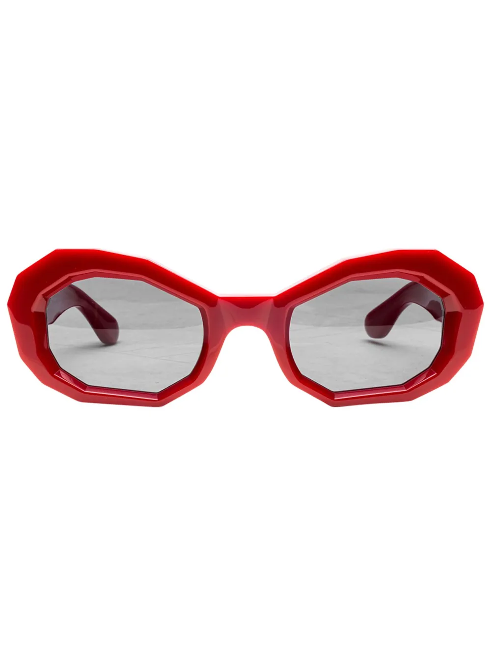 AMIRI Occhiali da sole Honeycomb Red - Rosso