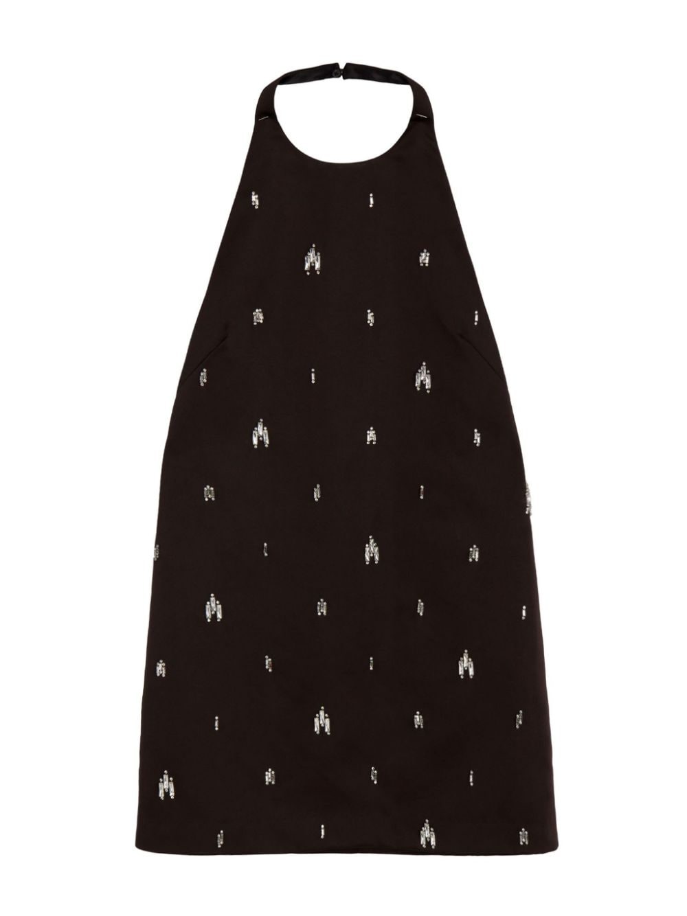 A.L.C. Sophia satijnen mini-jurk Bruin