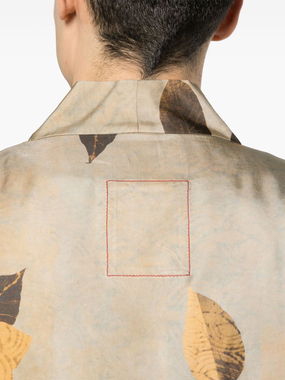 Shop Uma Wang Branches-print Jacket In Neutrals