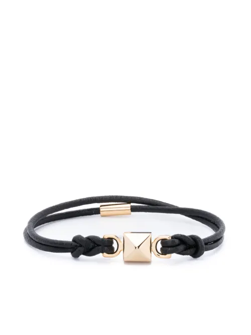 Bracelet en cuir à ornements Rockstud - Valentino Garavani - Modalova