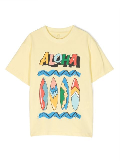 Stella McCartney Kids Aloha-print cotton T-shirt