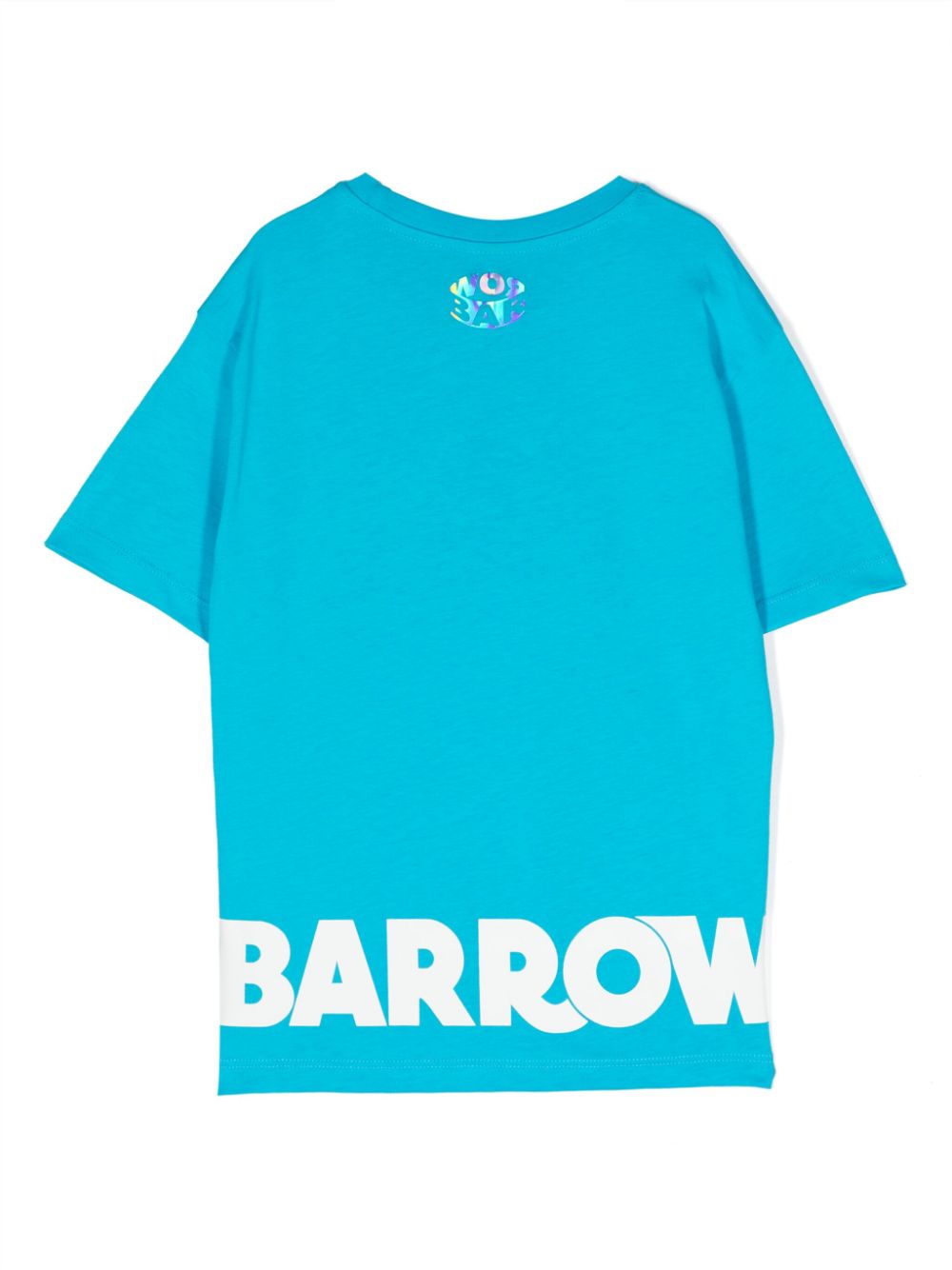 Barrow kids Katoenen T-shirt met logoprint Blauw