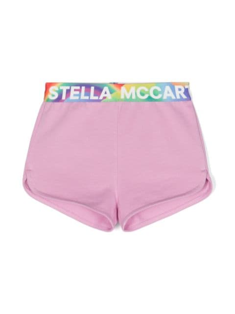 Stella McCartney Kids logo-print shorts