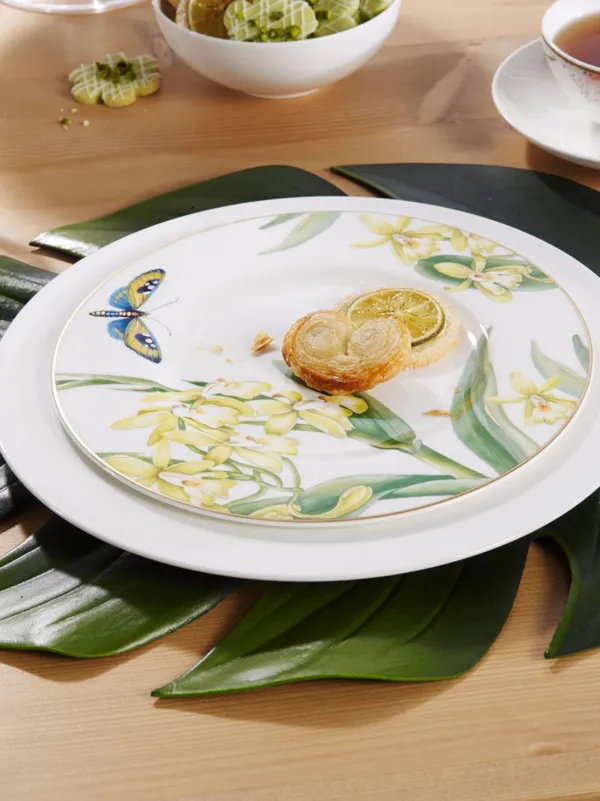 皿　villeroy&Boch Villeroy & Boch Jogo 6 Pratos Amazonia Anmut Em Porcelana | Branco