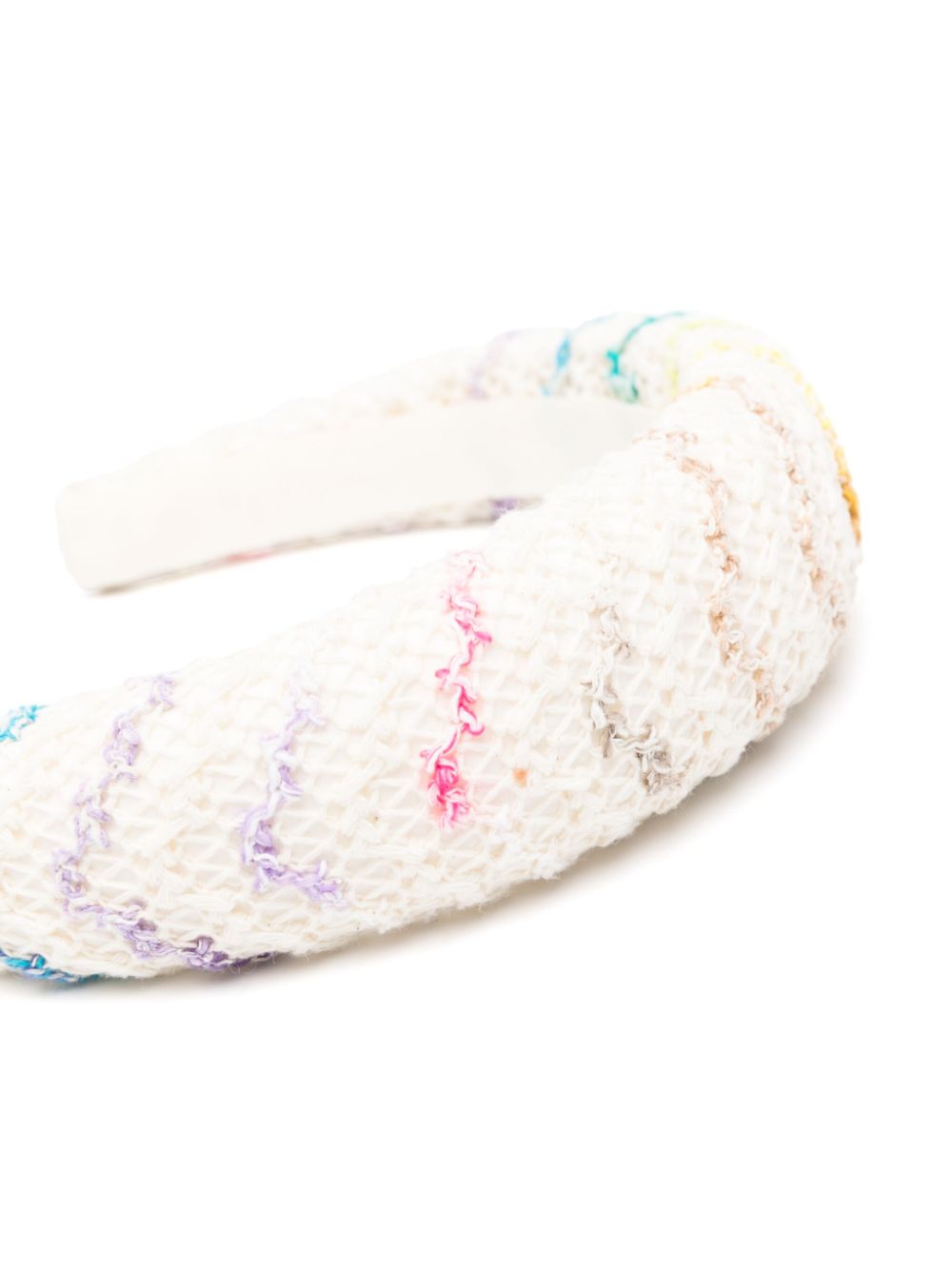 Missoni Kids Hoofdband met geborduurd logo - Beige