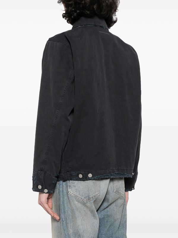 MM6 Maison Margiela zip-front Cotton Jacket - Farfetch