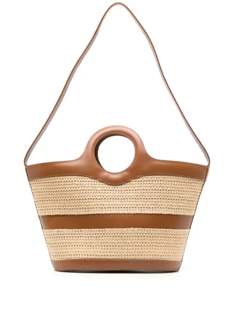 Hereu Nasta raffia tote bag