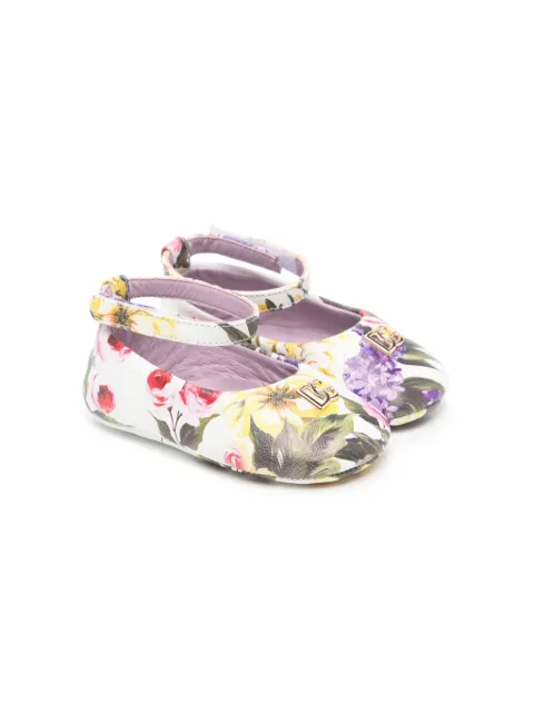 Dolce & Gabbana Kids flats con estampado floral