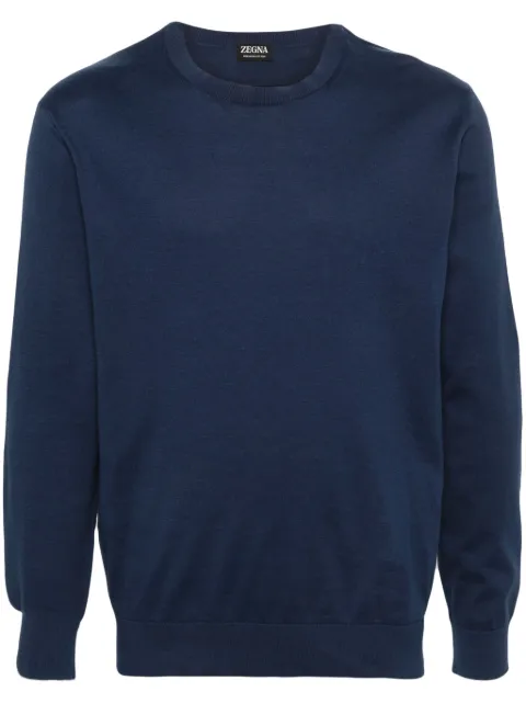 Zegna suéter de tejido fino