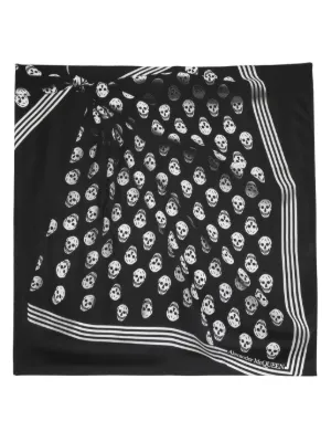 Alexander mcqueen skull hot sale silk scarf