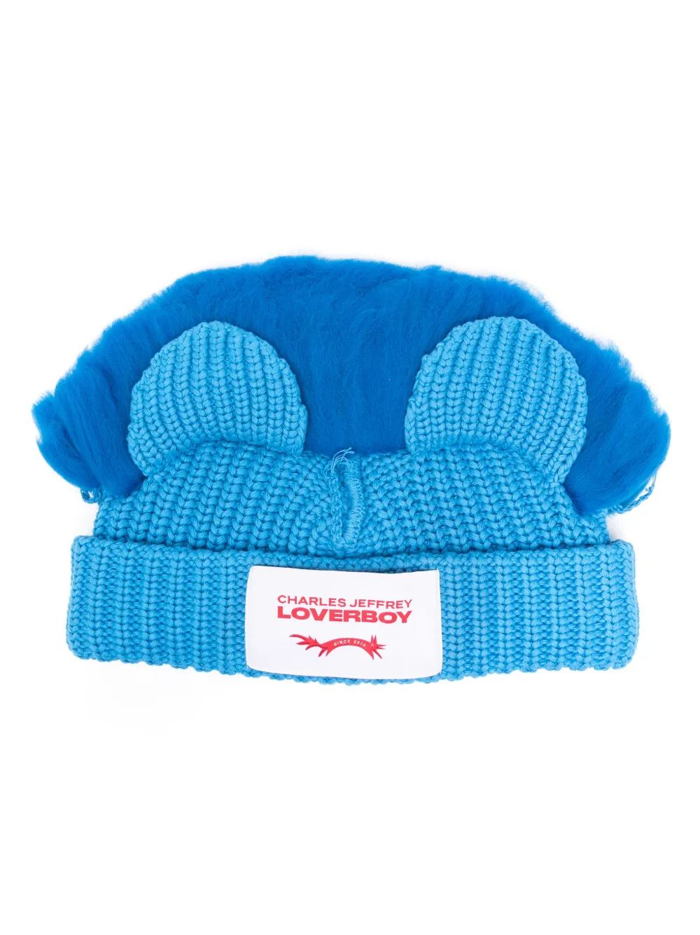 Charles Jeffrey Loverboy Chunky Lion beanie - Blau