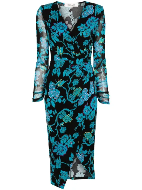 DVF Diane von Furstenberg Nevine floral-print midi dress