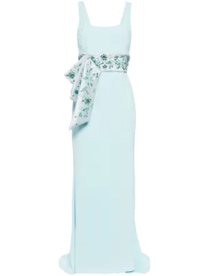 sachin and babi light blue dress engagement outfit ideas for couples Formal ideas main image 0