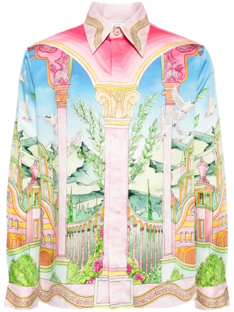 Casablanca Le Jardin Ideal cotton shirt