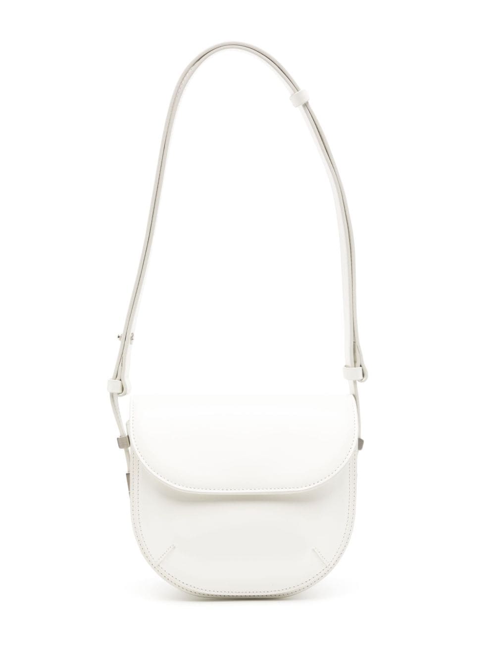 Shop Osoi Cubby Calf-leather Shoulder Bag In White