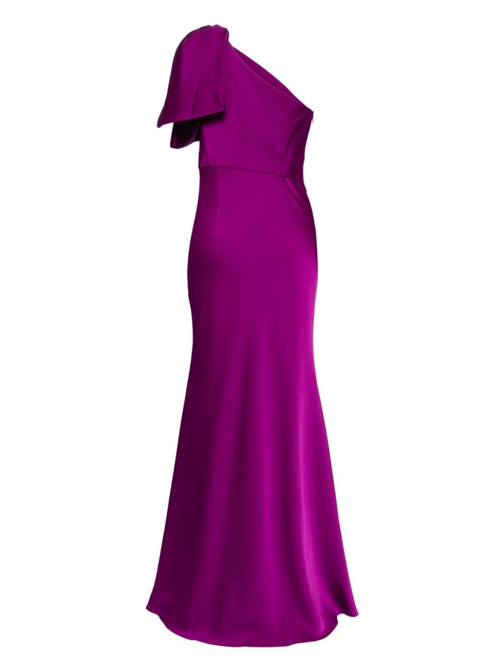 Shop Sachin & Babi Chelse Georgette Gown In Purple