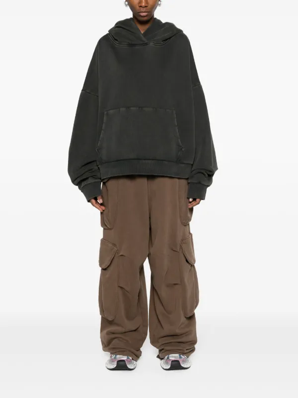 ENTIRE STUDIOS Heavy Gocar mid-rise Cargo Trousers | Brown