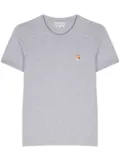 Maison Kitsuné fox-motif cotton T-shirt - Grey
