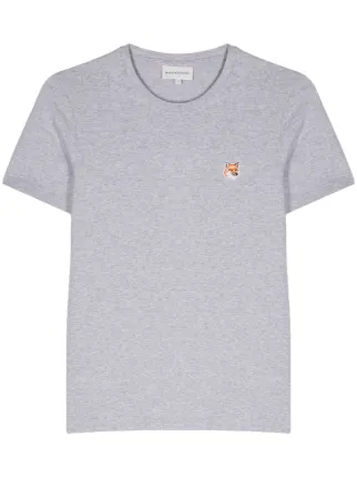 Maison Kitsuné フォックスモチーフ Tシャツ | グレー | FARFETCH JP