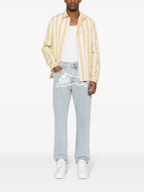ICECREAM Calça Jeans Reta Running Dog | Azul | FARFETCH BR