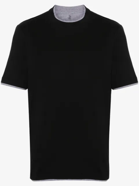 Brunello Cucinelli layered-effect T-shirt