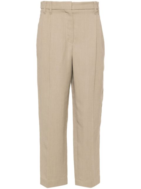 Brunello Cucinelli cropped tapered trousers Women