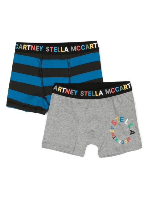 Stella McCartney Kids logo-waistband briefs (pack of two)