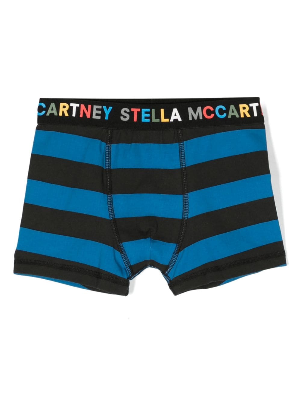 Shop Stella Mccartney Logo-waistband Briefs (pack Of Two) In Blue