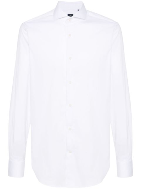 Boggi Milano pique-weave shirt Men