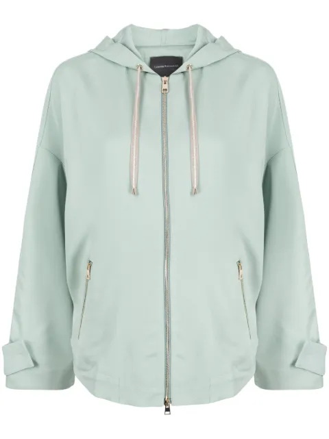 Lorena Antoniazzi stretch-virgin wool hooded jacket