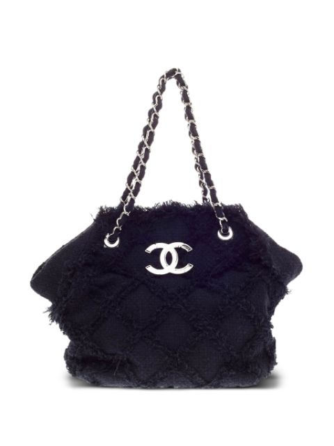 Cheap HOT SALE CHANEL 2009 large Crochet Nature tote bag Women