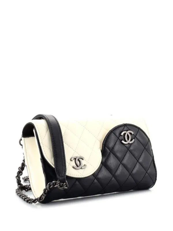 CHANEL Pre-Owned 2016 Yin Yang チェーンウォレット | ブラック 