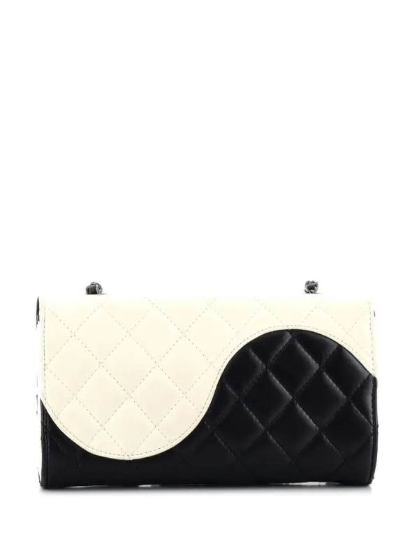 CHANEL Pre-Owned 2016 Yin Yang チェーンウォレット | ブラック 