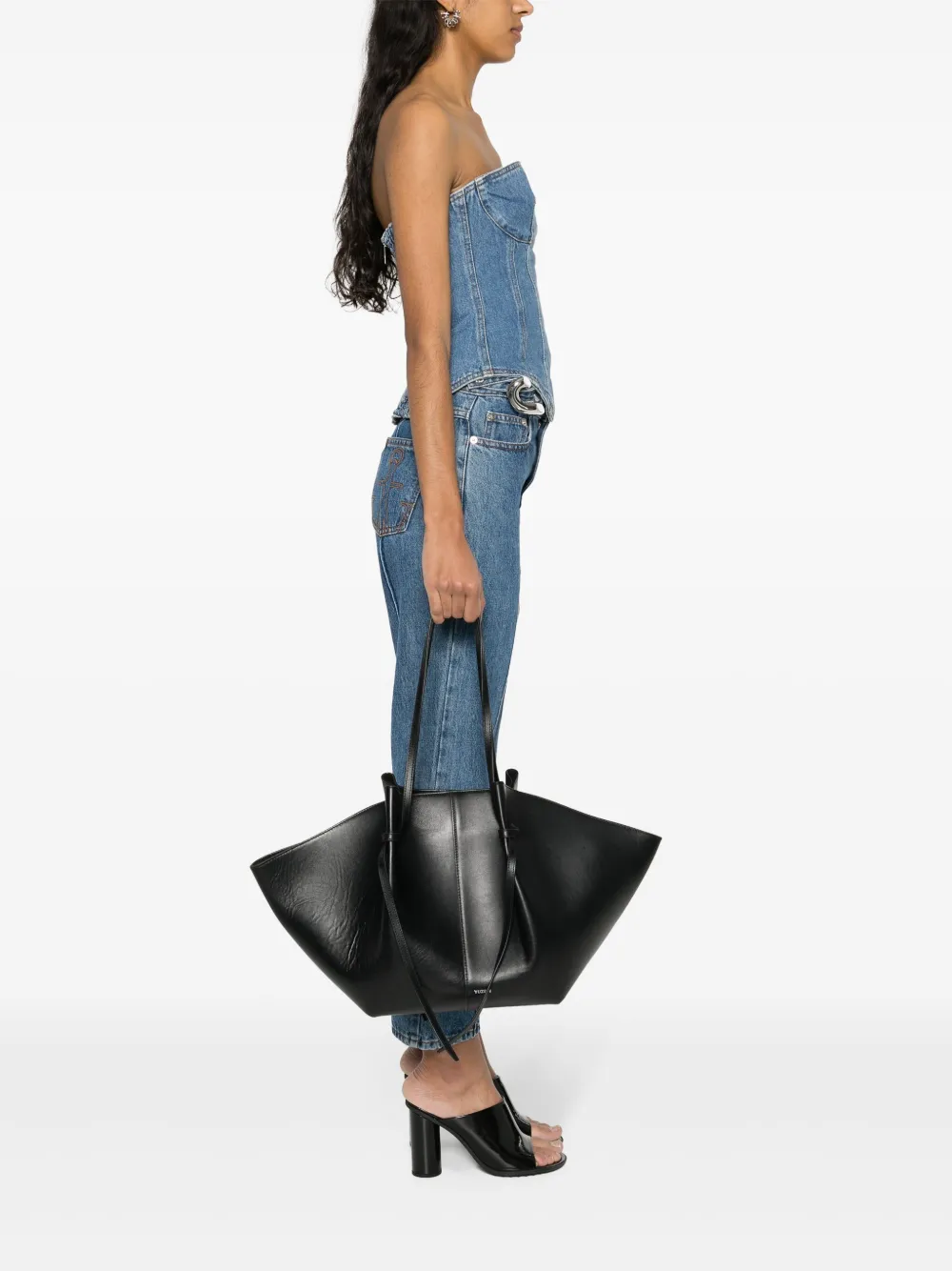 Yuzefi large Mochi shoulder bag - Zwart