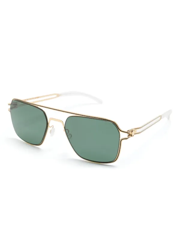Mykita Riku navigator-frame Sunglasses | Gold | FARFETCH display picture 3