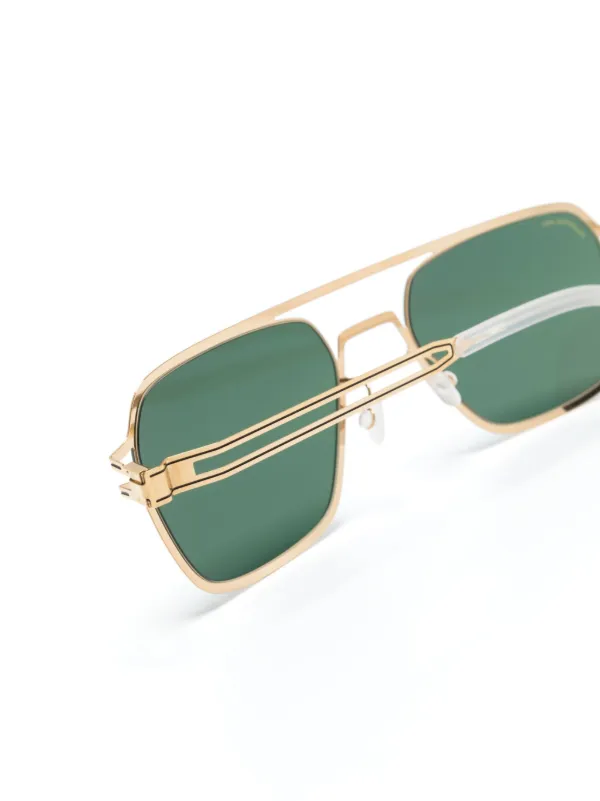 Mykita Riku ナビゲーターフレーム サングラス | ゴールドトーン