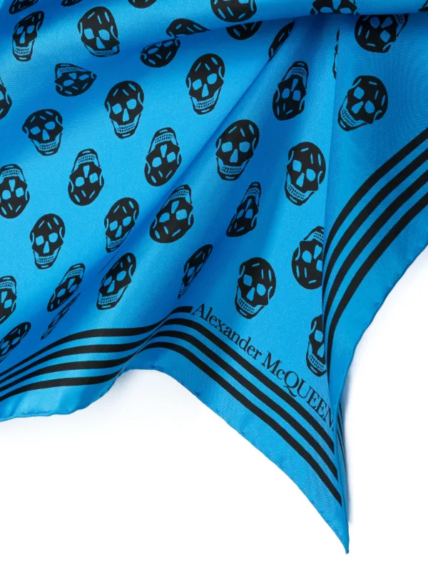 ALEXANDER MCQUEEN スカルシルクスカーフ Alexander McQueen Skull Print Scarf