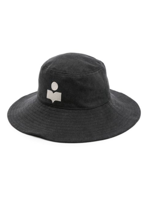 ISABEL MARANT Delya logo-embroidered bucket hat Women