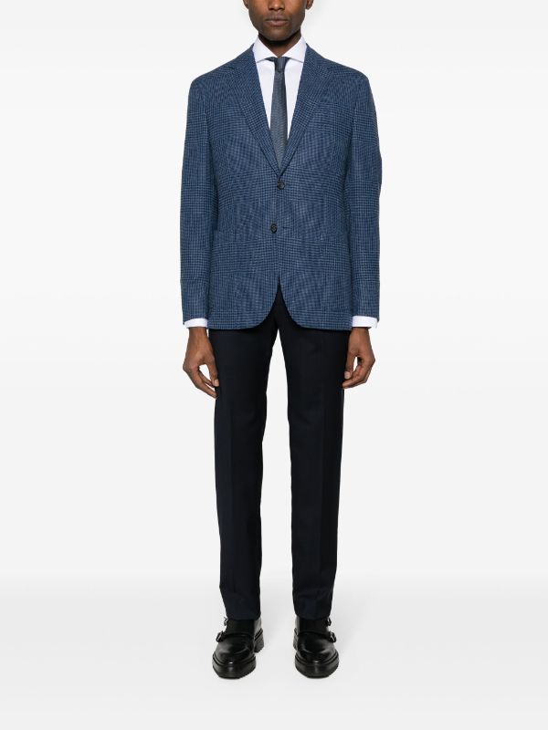 Boggi Milano Prince Of Wales-check Blazer - Farfetch