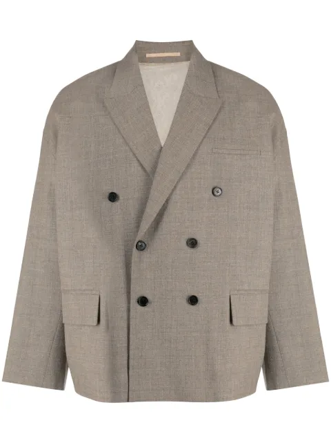CROQUIS double-breasted wool blazer