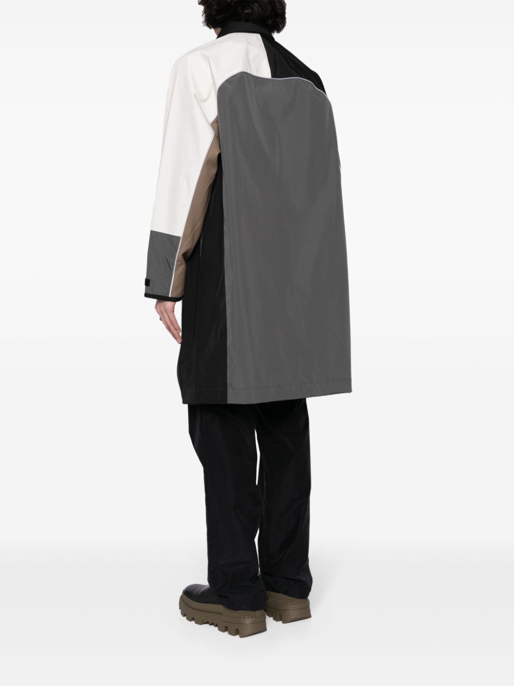 CROQUIS Trenchcoat met colourblocking Veelkleurig