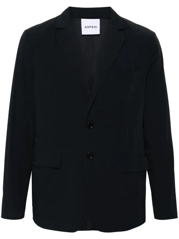 ジャケット ASPESI FW22 SINGLE-BREASTED BLAZER (0902_L65340152) ASPESI Padded single-breasted Blazer | Blue | FARFETCH