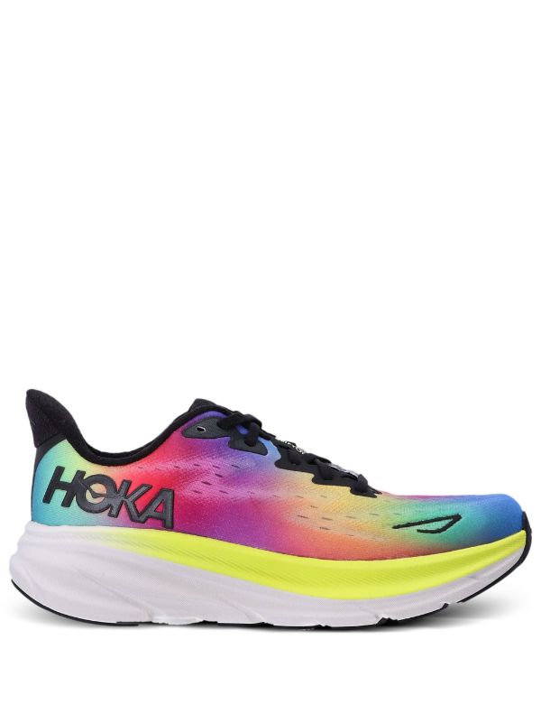 Tenis Hoka Running Clifton 9 Negro Mujer