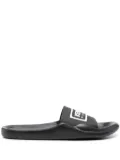 Kenzo Pool logo-embossed slides - Black