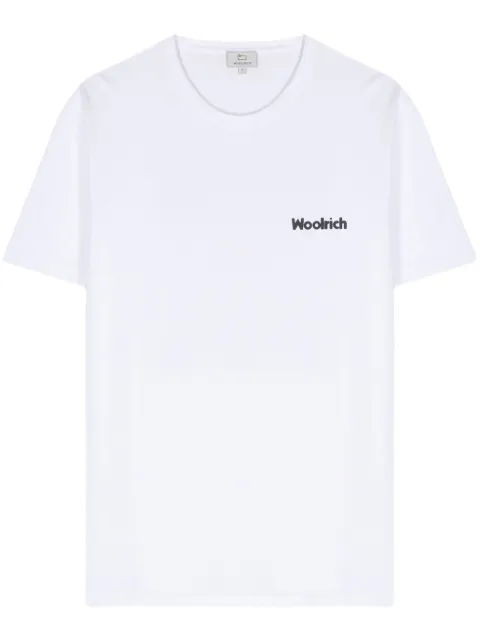 Woolrich playera con logo engomado