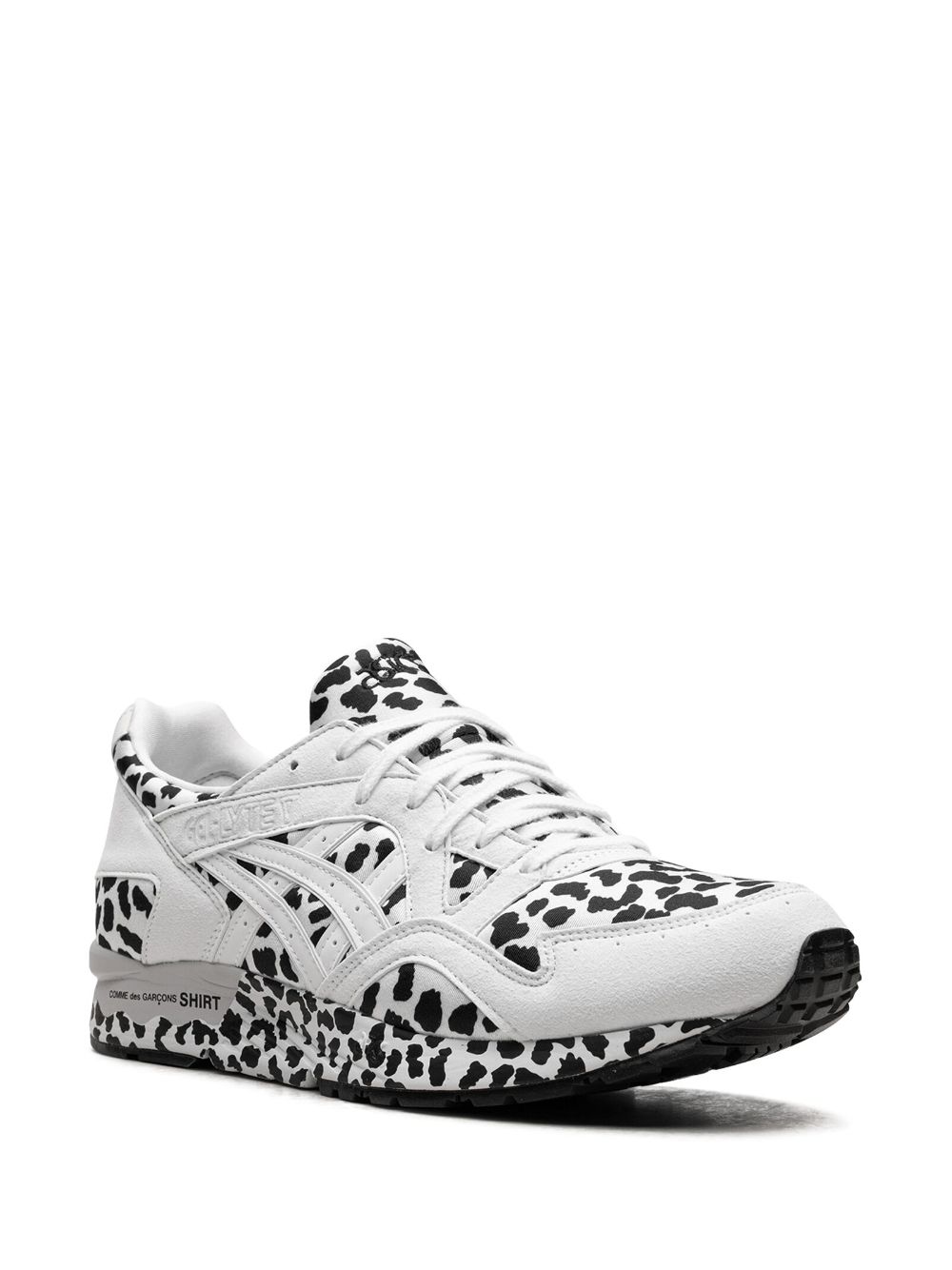 Shop Asics X Comme Des Garçons Shirt Gel Lyte 5 "white Leopard" Sneakers